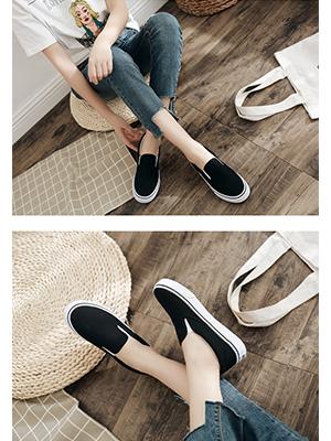 RVROVIC Women Canvas Slip-On Sneakers Soft Walking Shoes Rubber Sole Flat Loafers 22 RVROVIC Women Canvas Slip-On Sneakers Soft Walking Shoes Rubber Sole Flat Loafers