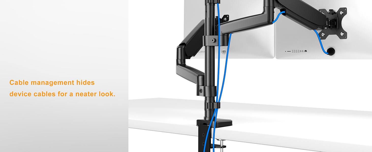 MOUNT Triple Monitor Mount, Articulating Adjustable