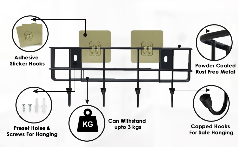 Adhesive Bathroom Organiser
