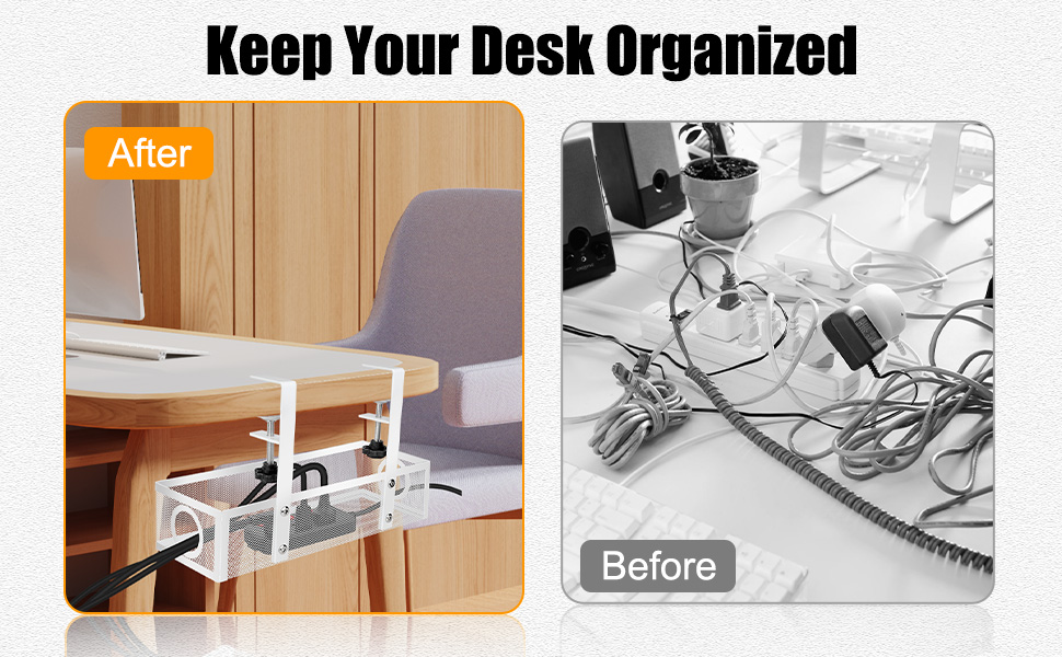 Under Desk Cable Management Tray Cable Management Under