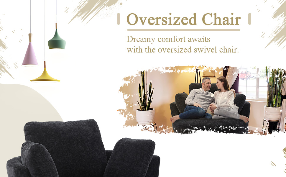 oversized barrel chair