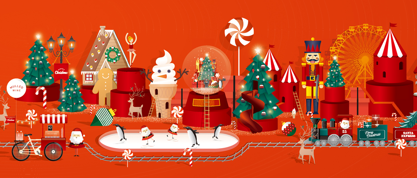 Christmas Window Stickers Clings Cute Christmas Santa