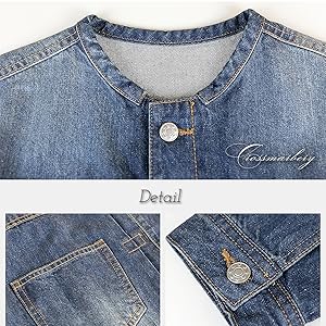 みむ INED〈大きいサイズ〉ノーカラーデニムジャケット 17号 みむ INED〈大きいサイズ〉ノーカラーデニムジャケット 17号