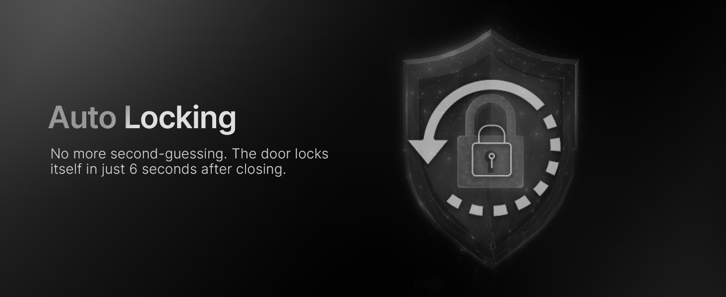 Optima Smartdoor lock Black