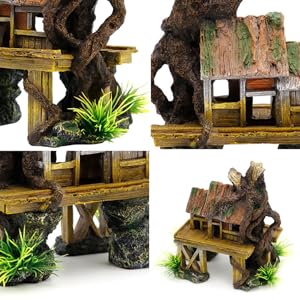 Amazon.co.jp: Charmoon アクアリウム 水槽 オブジェ ツリー
