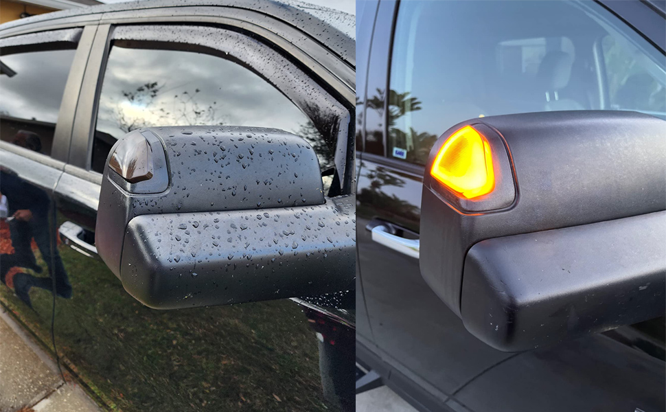 autboom Ram mirror light LED turn signal & Running Light