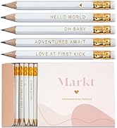30 Baby Shower Pencils, White pencils, Mini Pencils, Baby Shower Prizes For Boy Or Girl, Baby Sho...