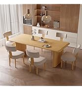 Hawthyhome Dining Room Chairs Set of 6 Wooden Kitchen Chair Upholstered Chair Living Room Chair Armchair with Hard