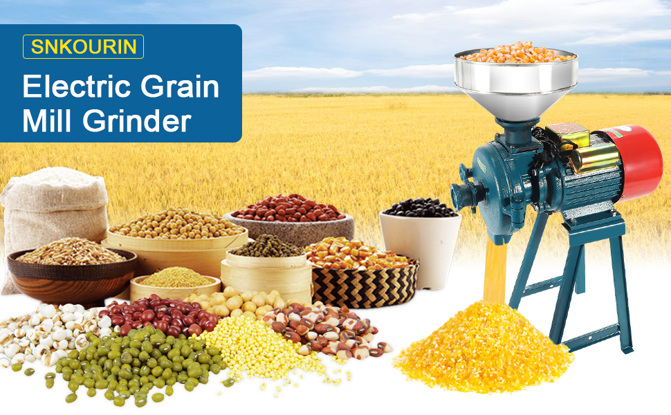 Electric Grain Grinder Mill,220V 2200W Commercial Corn Mill