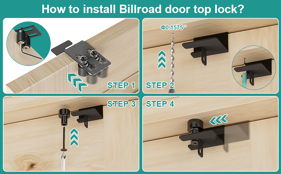 Child Proof Door Top Lock