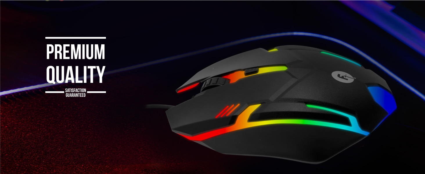 Amazon.in: Buy FRONTECH Wired Gaming Combo Keyboard and Optical Mouse ...