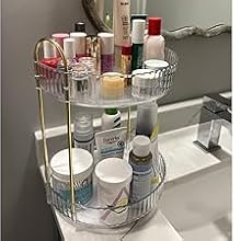 360 rotating makeup organiser