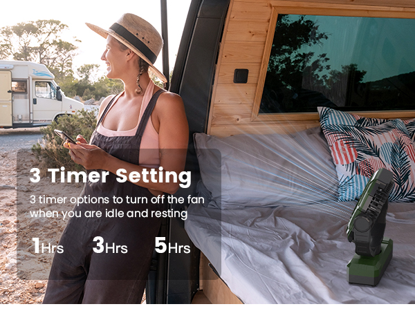 Rechargeable Camping Fan