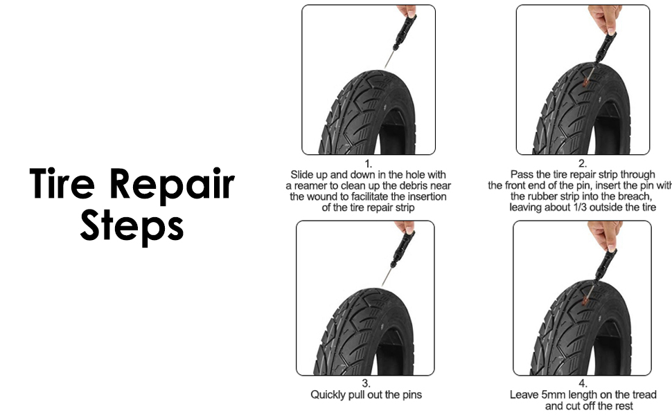 Bike Tire Repair Kit Tubless MTB CO2 Inflater Plugs Tools Mountin Bicycle Flat Fix Emergancy Set