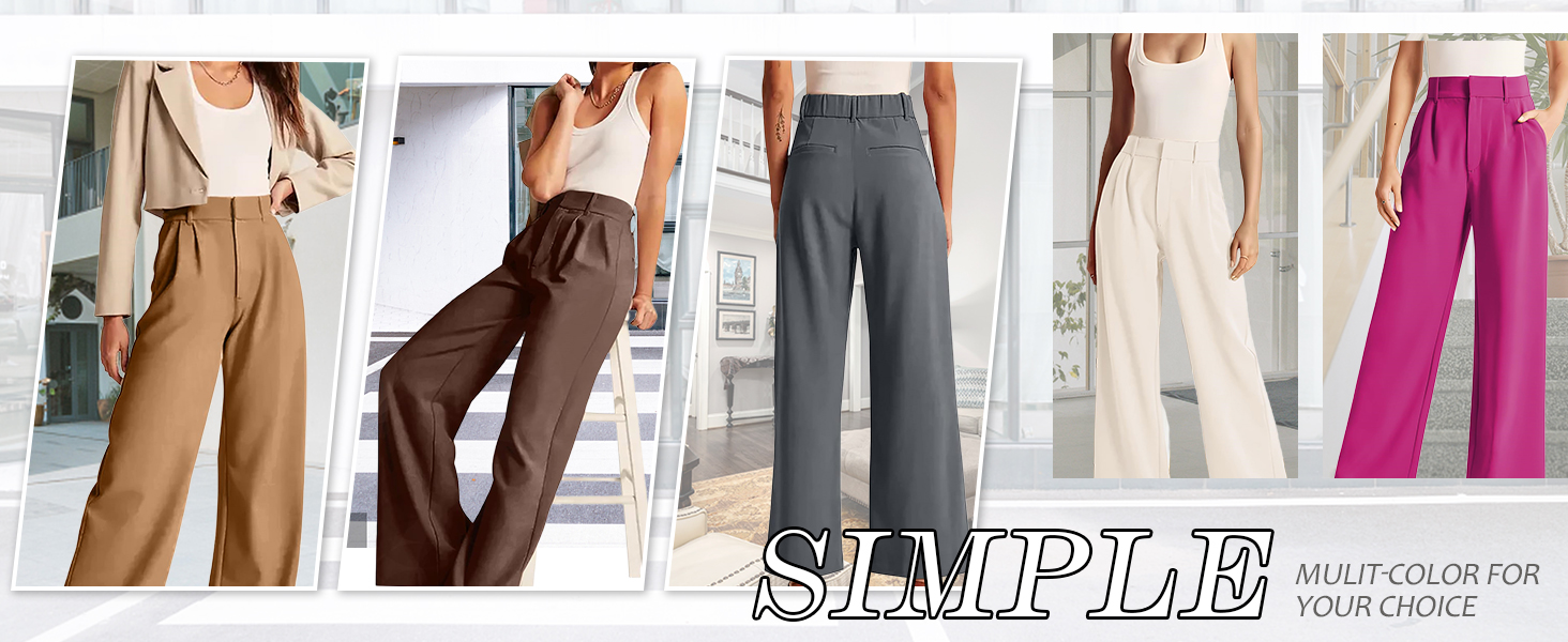 High Waisted Dress Pants