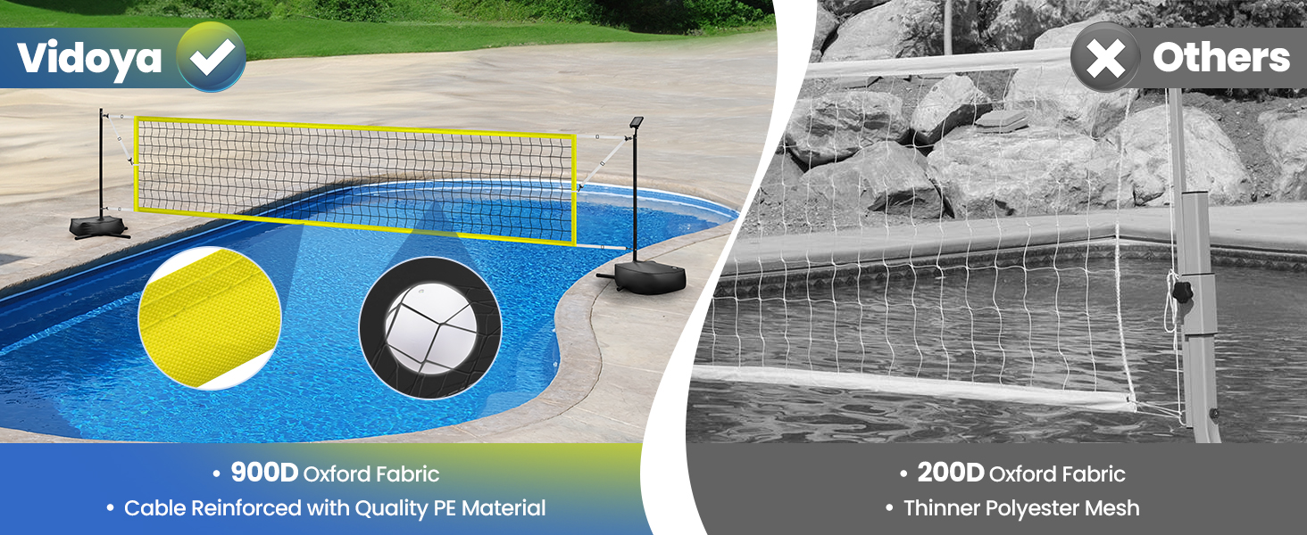outdoor volleyball net