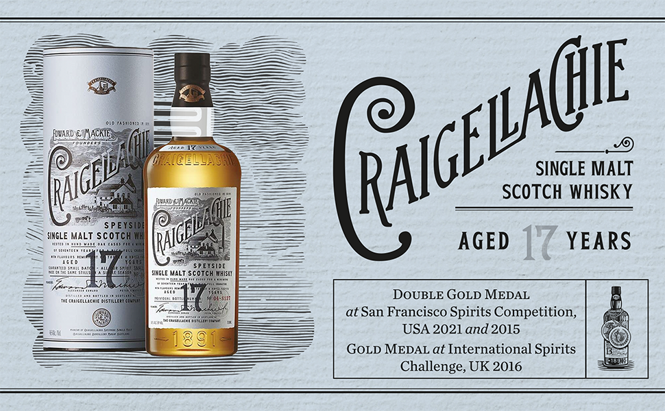 Craigellachie 17 Year Old Single Malt Scotch Whisky With Gift Box, 70cl : Amazon.co.uk: Grocery