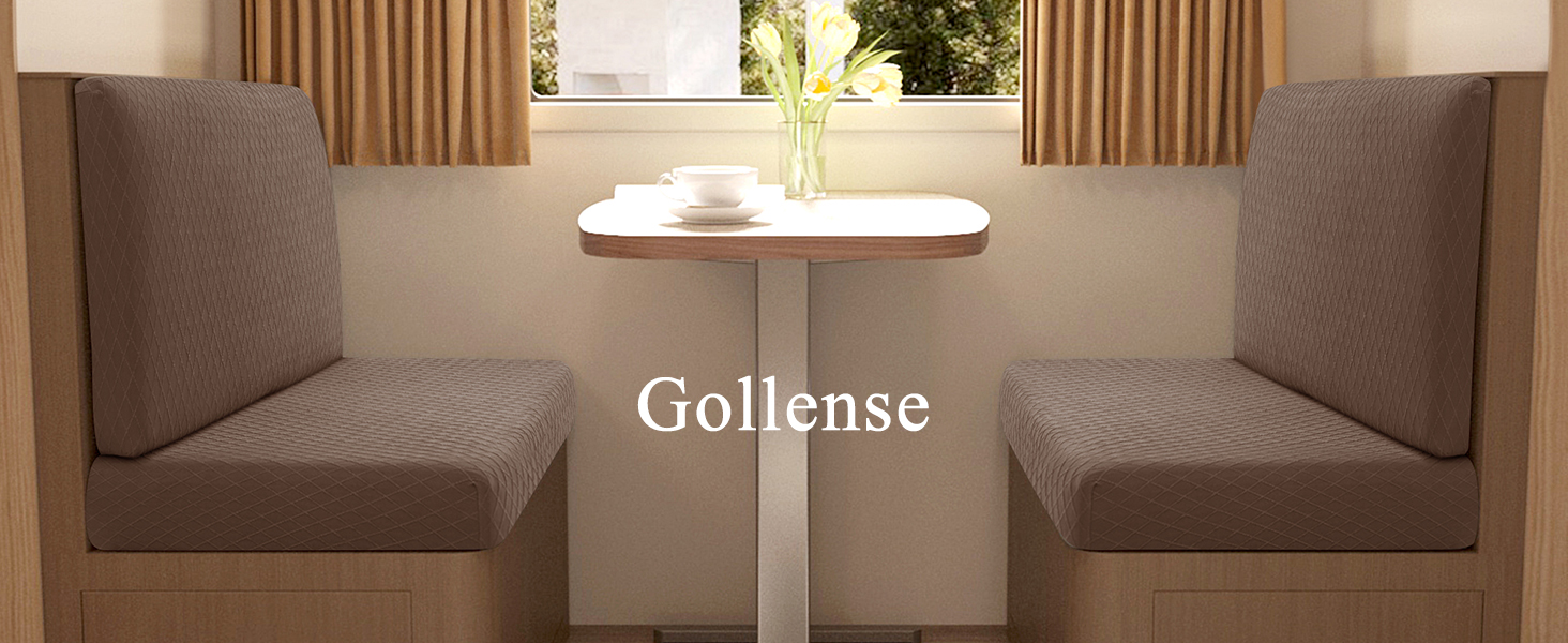Gollense RV Cushion Covers, Stretch Jacquard Camper