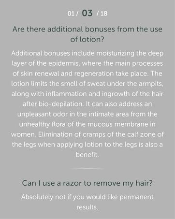 Are there additional bonuses from the use of Makeda lotion?