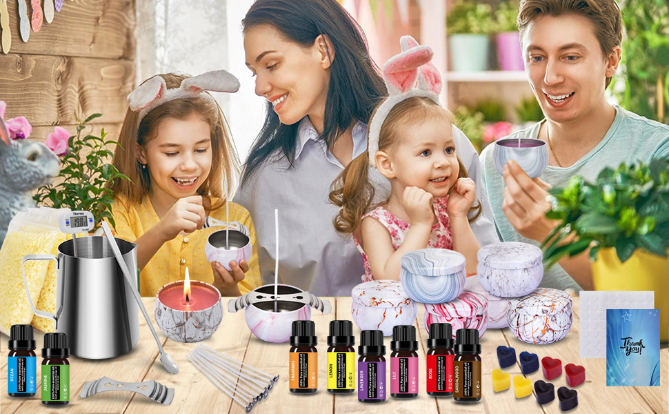 Candle Making Kit, Complete Candle Making Supplies, DIY Candle Making