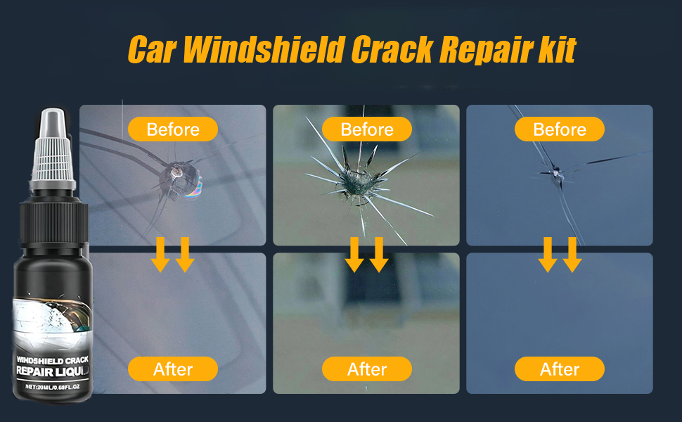 Upgrade Windshield Crack Repair Kit,Car Windshield Crack