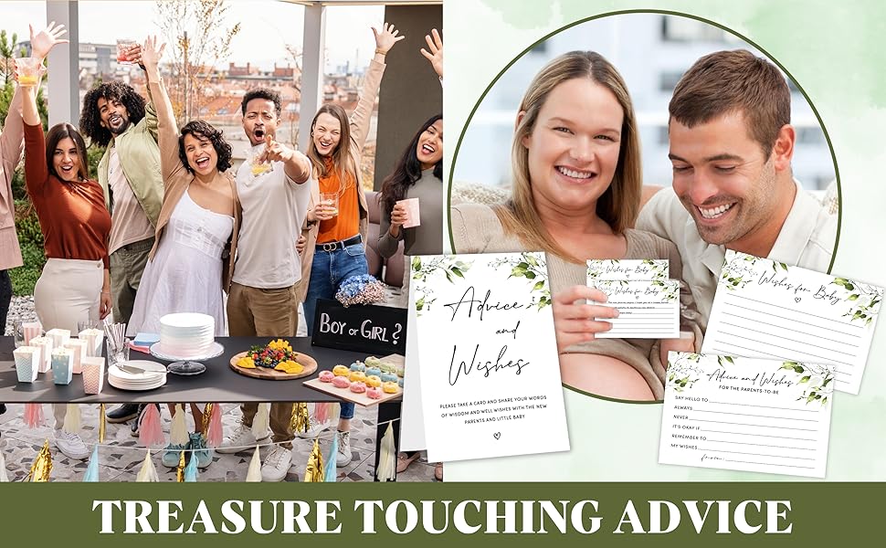 Advice and Wishes for Parents-to-be (Greenery) (Card only)