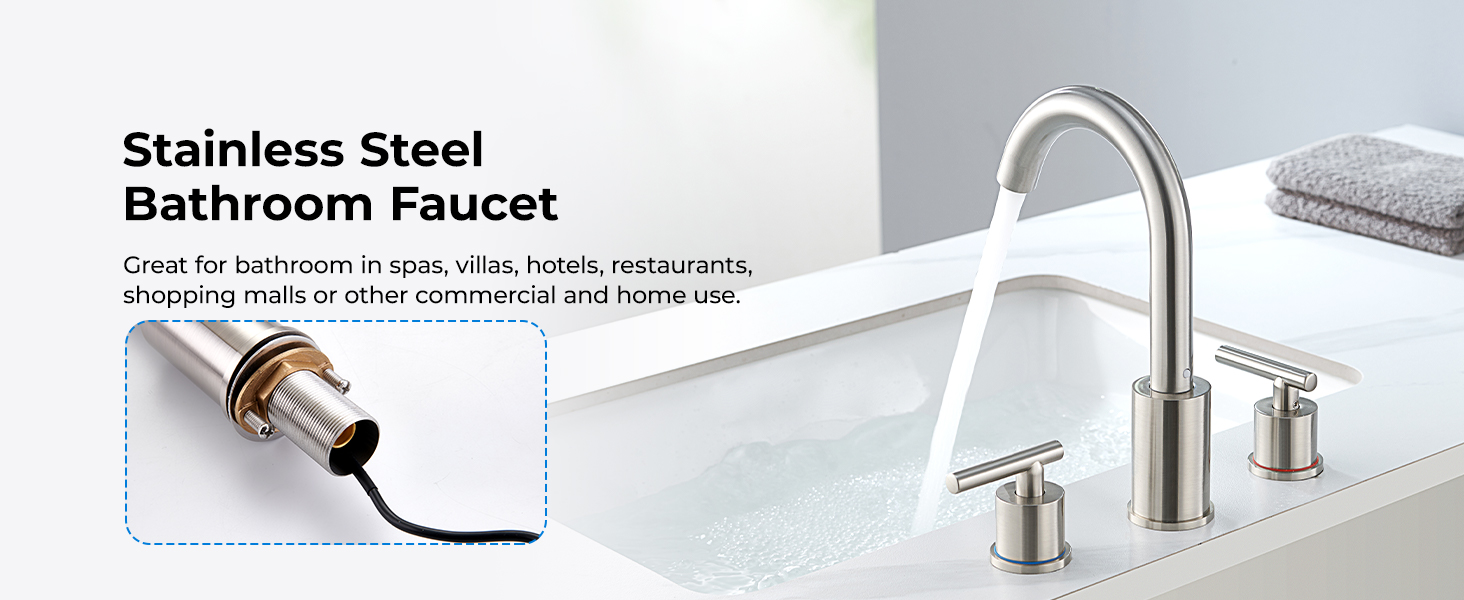 Stainless Steel BathroomI Faucet