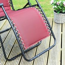durable steel frame with footrest on the relaxer chair