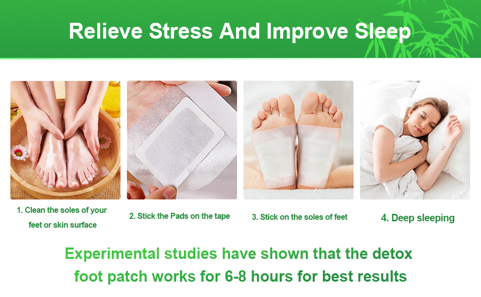 Detox Foot Patches, 20 PCS Deep Cleansing Detox Foot Pads to Remove