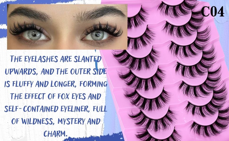 with eyeliner effect, easy to apply