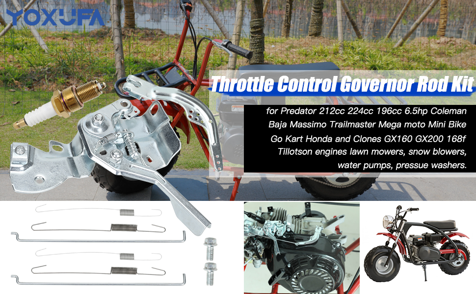 YOXUFA Throttle Control Spring Assembly Kit for Predator