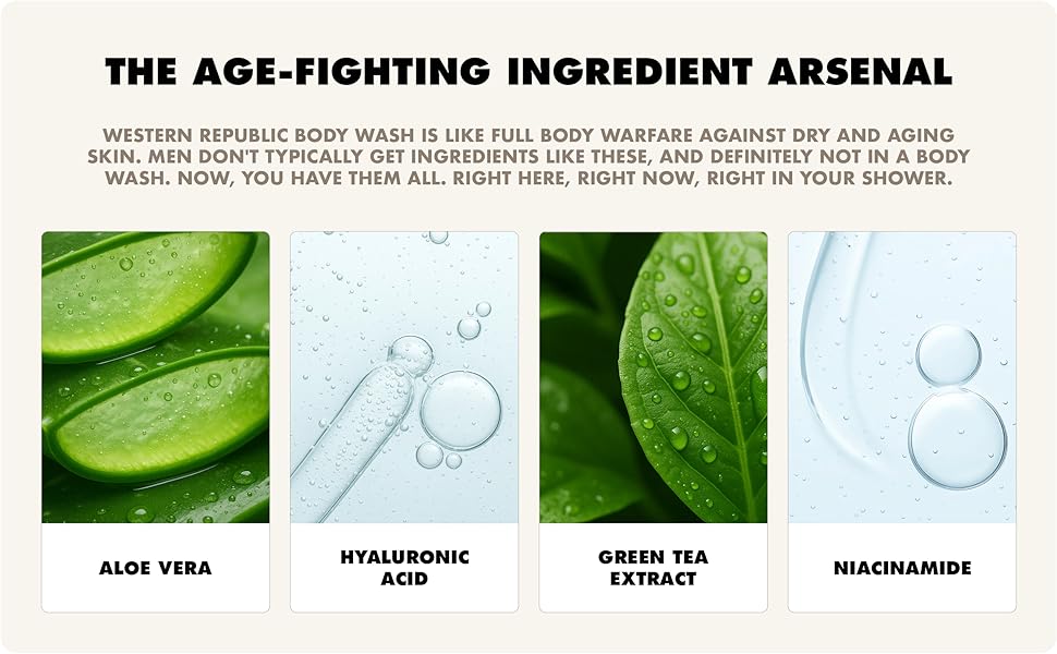 Western Republic Body Wash With Anti-Aging Ingredients