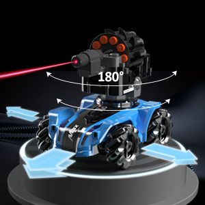 remote control tank car shoot foam bullet dart