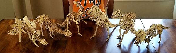 3D Dinosaur Puzzle,3D Wooden Puzzle,Dinosaur Toys