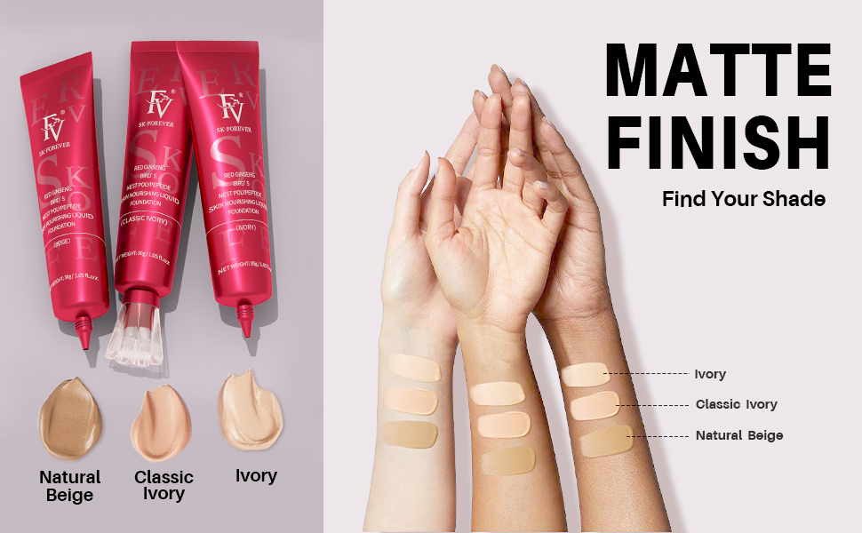 matte finish ivory classic ivory natural beige