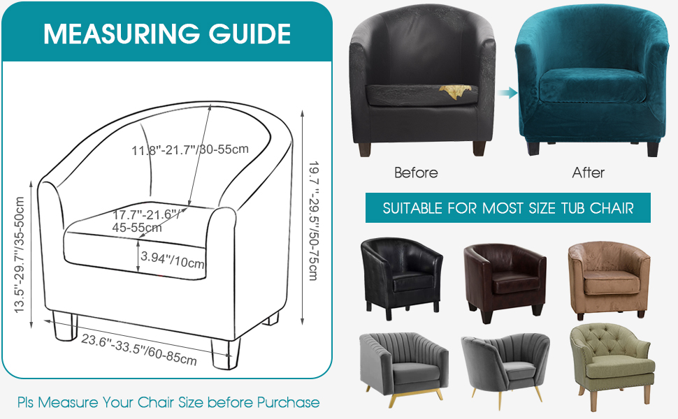 Amazon Com 2 Piece Velvet Tub Chair Covers With Cushion Cover Stretch Soft Washable Barrel Club Chair Slipcover Armchair Sofa Couch Furniture Protector For Living Room Bar Counter Hotel Camel Home Kitchen Amazon Com 2 Piece Velvet Tub Chair Covers With Cushion Cover Stretch Soft Washable Barrel Club Chair Slipcover Armchair Sofa Couch Furniture Protector For Living Room Bar Counter Hotel Camel Home Kitchen
