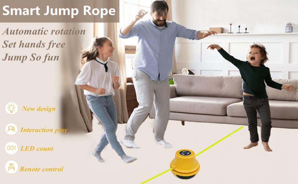 Jump Rope Machine, Automatic Rope Skipping Machine with 10 Gears, Electric Jump Workout