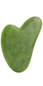 Gua Sha Tool, Jade Guasha Massage Tool-Green
