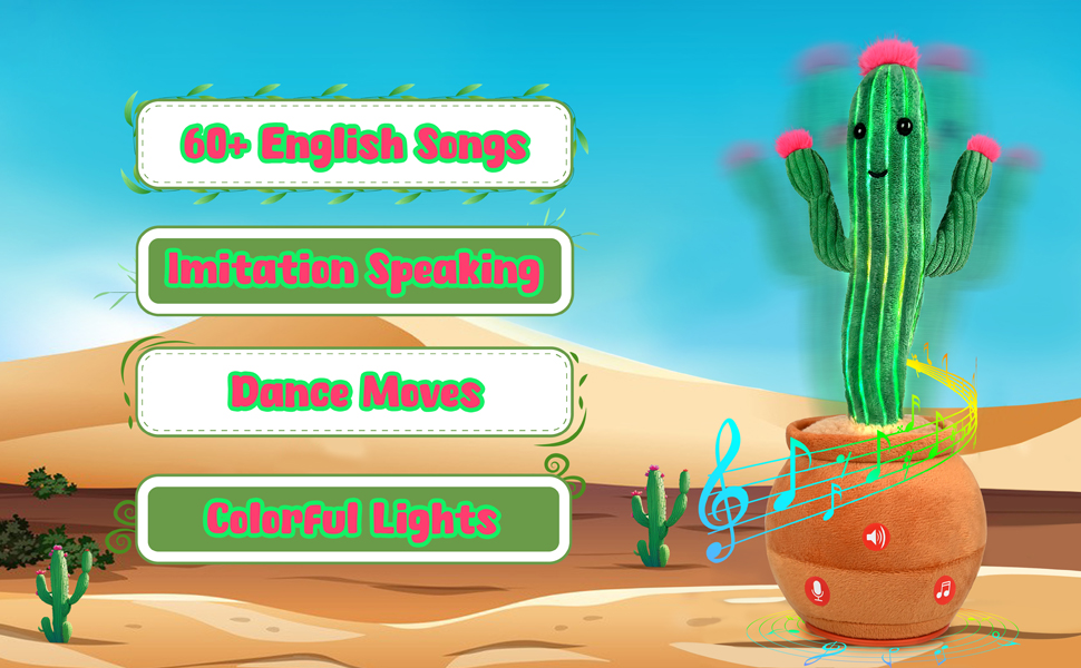 This cactus can sing 60 English songs