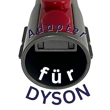 SAFE 'N CLEAN Pet Hair Brush, Vacuum Cleaner Accessory, Dog Brush, Cat Brush, 3 in 1 Set, Compatible with Dyson Miele, Siemens, Rowenta, AEG Karcher, Incl 21 Adaptador adecuado para Dyson compatible con cierre de bayoneta