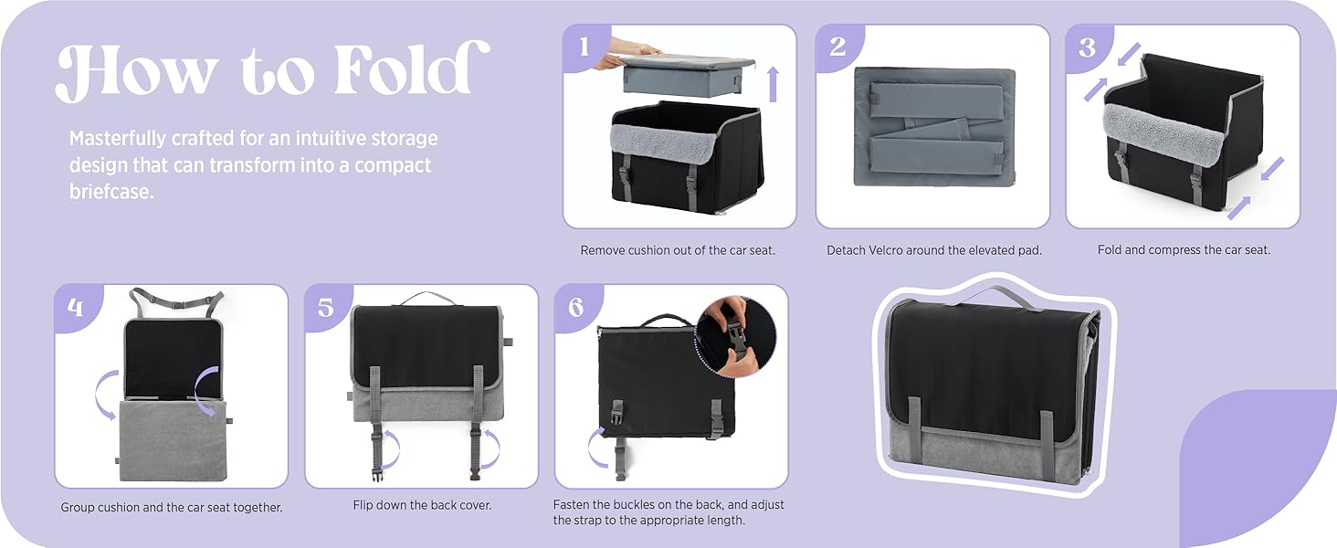 框架车载窝-安装折叠