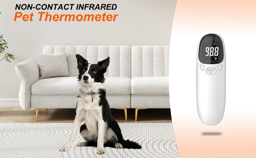 Cat & Dog Thermometer Noncontact Rechargeable Pet ear