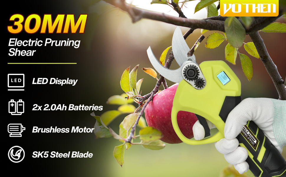 Electric pruning shear