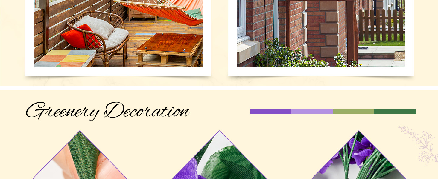 Der Rose 2 Packs Fake Hanging Plants Art... 13 Fake Plants