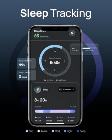 Sleep Tracking App screen