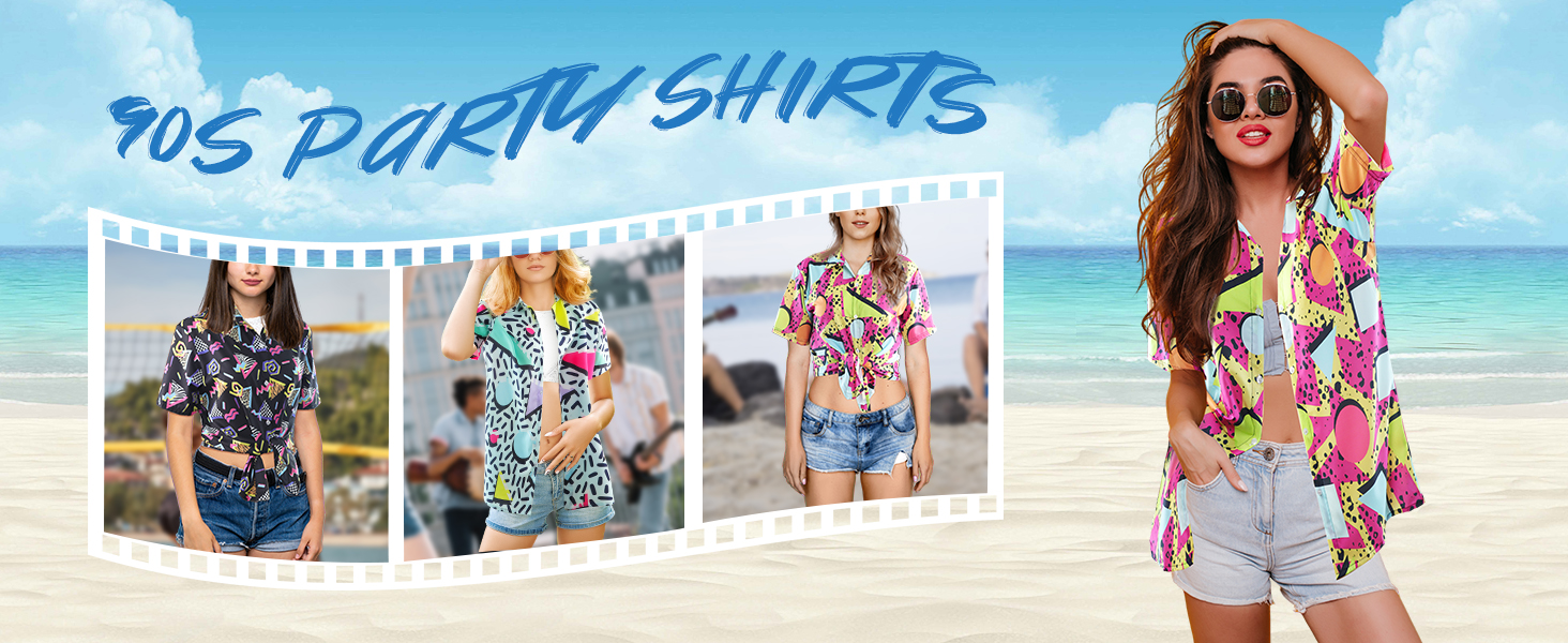 Retro Vintage Party Disco Outfits SHIRTS