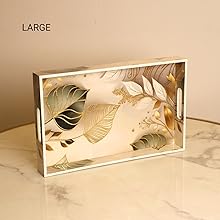 Trays coated with waterproof enamel, perfect for kitchen or home decor