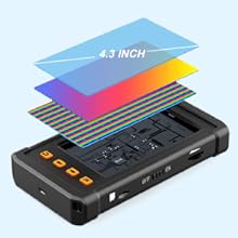 DEPSTECH Dual Lens Industrial Endoscope, 1080P Digital Borescope Inspection Camera