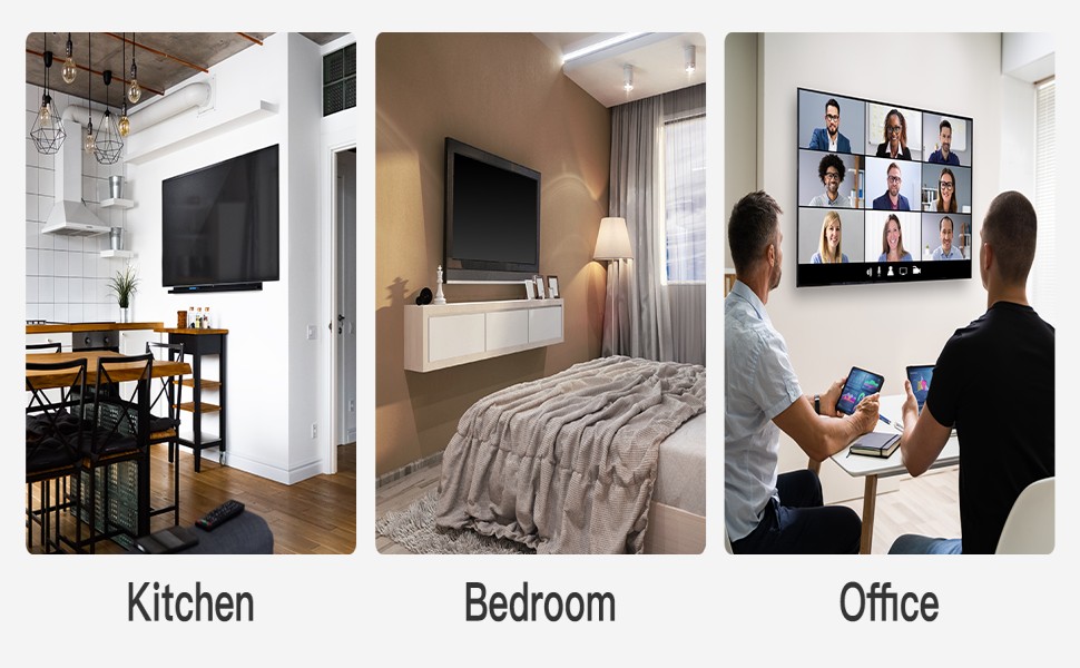 Pipishell Full Motion TV Monitor Wall Mount PISF1 for 1342