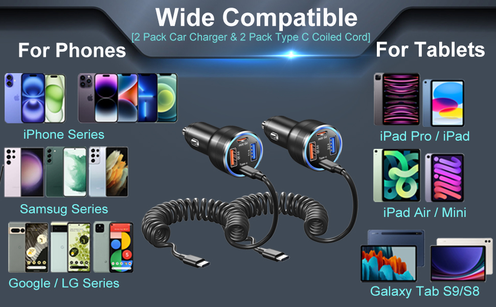 car charger with cord